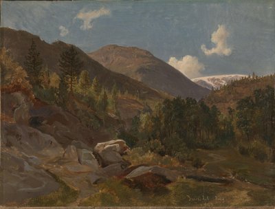 Norweski krajobraz autorstwa Hermann Kauffmann the Elder