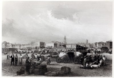 Lewa fala w Nowym Orleanie, ok. 1840 r. (zdjęcie bW) autorstwa Hermann Meyer
