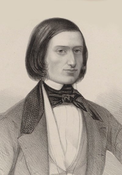 Portret Jacquesa Offenbacha 1819-1880, 1846. autorstwa Hermann Raunheim