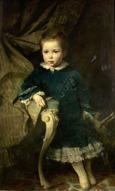 Portret dziecka, 1874 autorstwa Hermann Schneider
