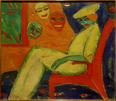 Dama z maskami autorstwa Hermann Stenner