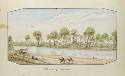 Miles City, Montana autorstwa Hermann Stieffel