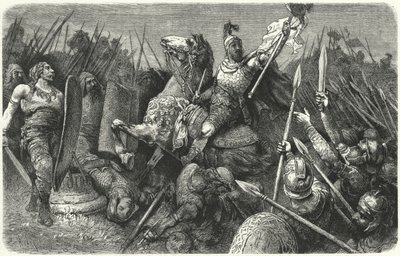 Belizariusz atakuje Ostrogotów w Rzymie, 536 autorstwa Hermann Vogel