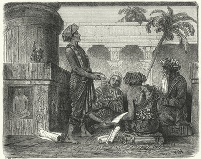 Bramini w starożytnych Indiach autorstwa Hermann Vogel