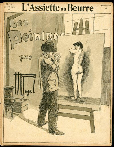 Okładka „”L’Plate au beurre””, numer 161, Satyryczna w kolorach autorstwa Hermann Vogel