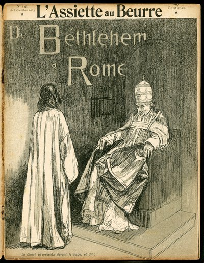 Okładka „The Butter Plate”, numer 143, Satirique en N & B autorstwa Hermann Vogel