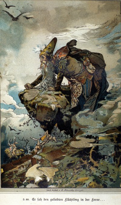 Ilustracja Vogla do opowieści braci Jakuba (1785-1863) i Wilhelma (1786-1859) Grimm autorstwa Hermann Vogel