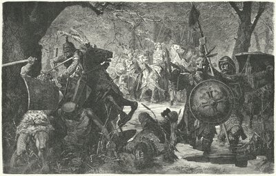 Krucjata Ottokar II z Czech przeciwko pogańskim Prusom, 1255 autorstwa Hermann Vogel
