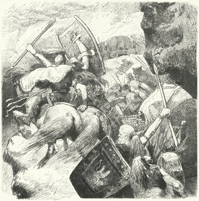 Migracje barbarzyńców, IV-VI wiek autorstwa Hermann Vogel