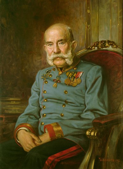 Cesarz Franciszek Józef I z Austrii (1830-1916) autorstwa Hermann Wassmuth