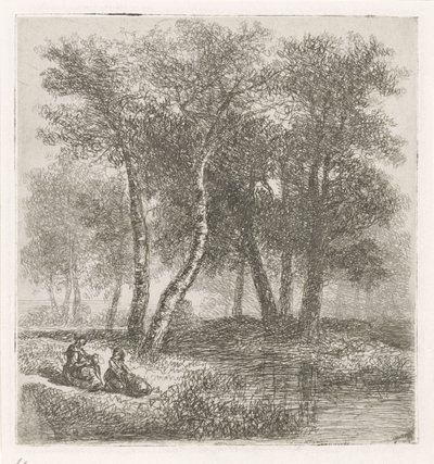 Matka i dziecko na nabrzeżu autorstwa Hermanus Jan Hendrik van Rijkelijkhuysen