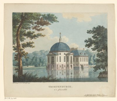 Osiedle Trompenburg Trompenburgh in Graveland (tytuł na obiekcie) autorstwa Hermanus Numan