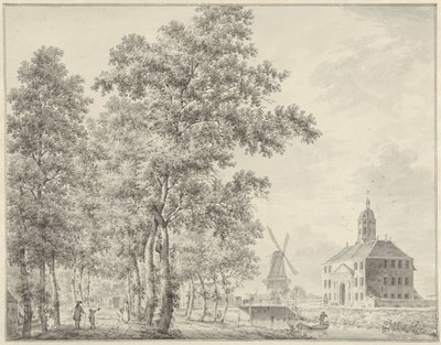 Muiderpoort w Amsterdamie autorstwa Hermanus Petrus Schouten