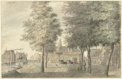 Plac we wsi Zuilen autorstwa Hermanus Petrus Schouten