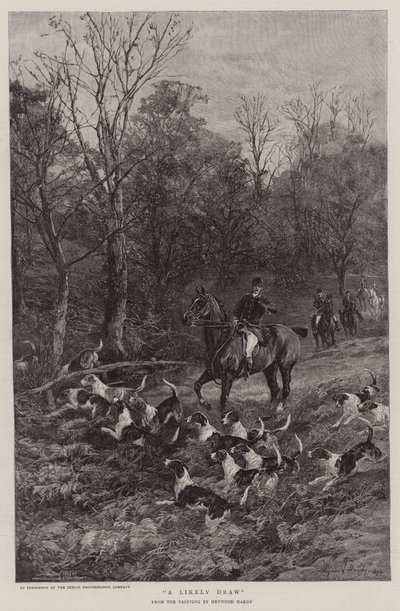 Prawdopodobny remis autorstwa Heywood Hardy