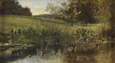 Nad brzegiem rzeki, 1869 autorstwa Heywood Hardy