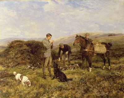Strzelanie do cietrzew, 1901 autorstwa Heywood Hardy