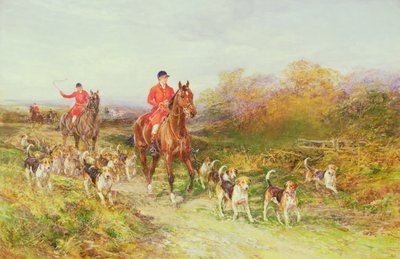 Scena polowania autorstwa Heywood Hardy