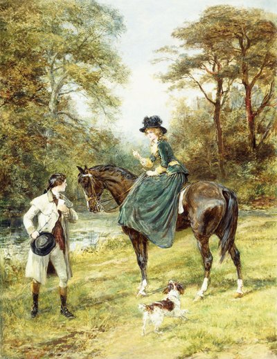 Spotkanie, autorstwa Heywood Hardy