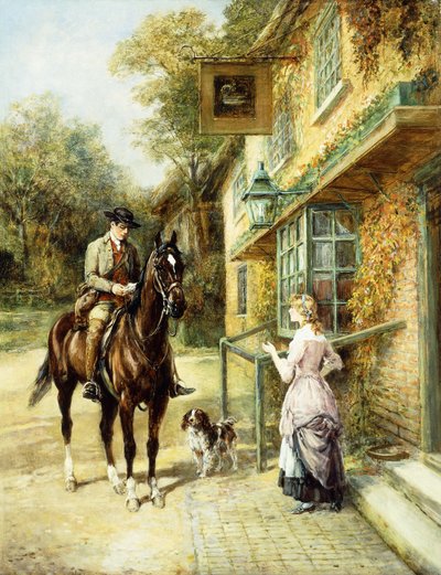 Wiejski Listonosz, autorstwa Heywood Hardy