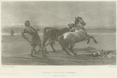 Ulisses udaje szaleństwo (wklęsłodruk) autorstwa Heywood Hardy