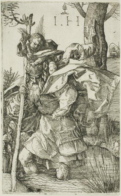 Święty Krzysztof autorstwa Hieronymous Hopfer