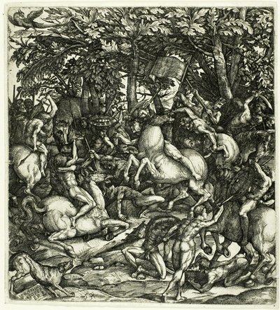 Walka autorstwa Hieronymous Hopfer