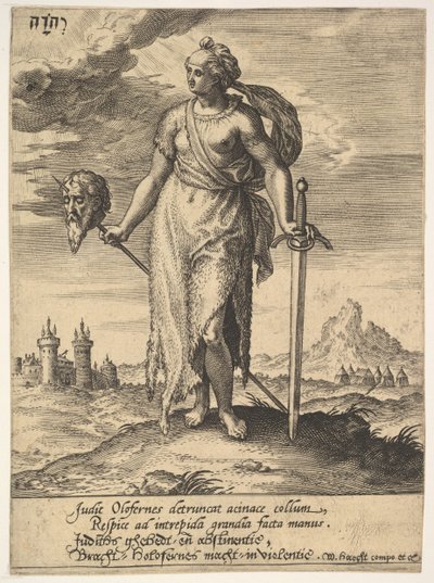 Judith z Willem van Haecht, Tyrannorum proemia, 1578, 1578. autorstwa Hieronymous Wierix