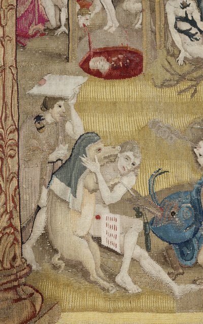 Ogród rozkoszy ziemskich. ok. 1560 (gobelin) autorstwa Hieronymus (after) Bosch
