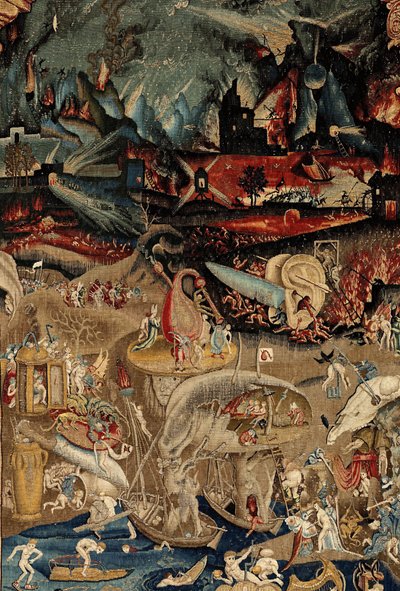 Ogród rozkoszy ziemskich. ok. 1560 (gobelin) autorstwa Hieronymus (after) Bosch