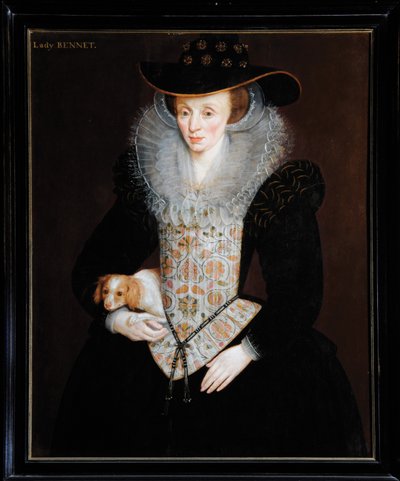 Lady Bennet, ok.1509 (olej na pokładzie) autorstwa Hieronymus (attr. to) Custodis