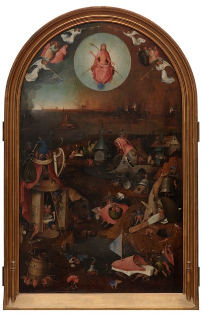 Centralny panel Sądu Ostatecznego (olej na desce) autorstwa Hieronymus Bosch