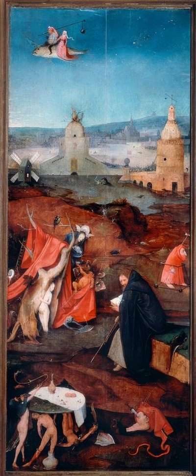 Św. Antoni w kontemplacji autorstwa Hieronymus Bosch
