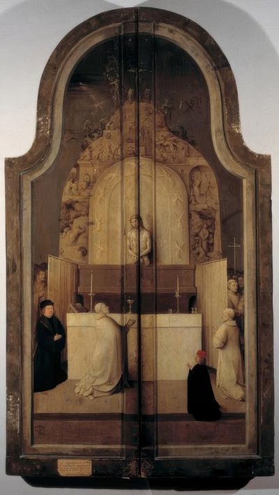 Gregorsmesse autorstwa Hieronymus Bosch