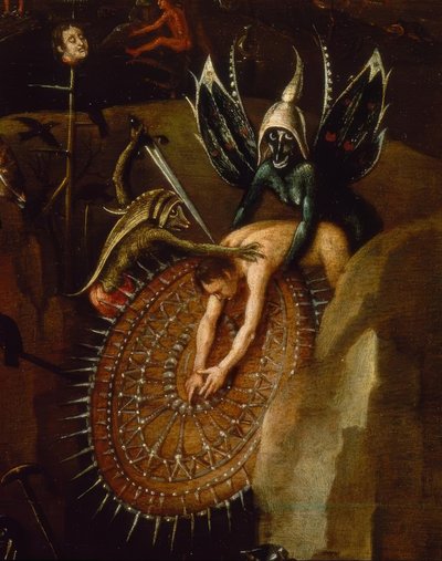 Piekło autorstwa Hieronymus Bosch