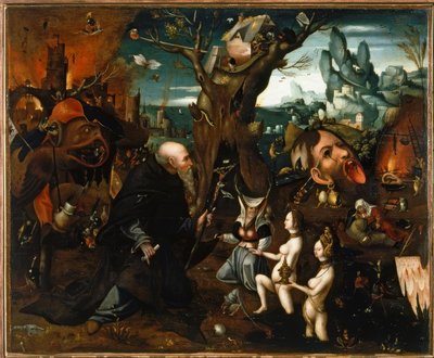 Pokusa św. Antoniego autorstwa Hieronymus Bosch