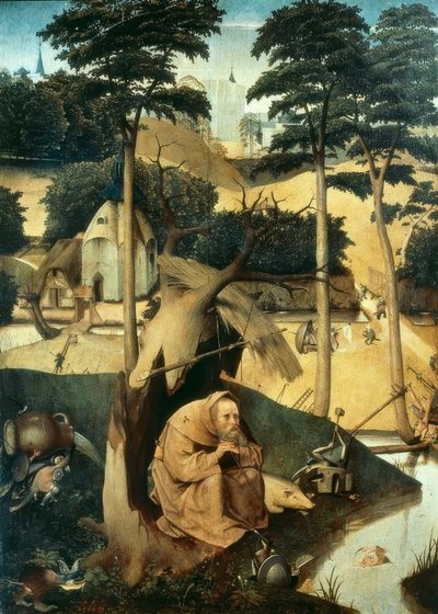 Kuszenie świętego Antoniego autorstwa Hieronymus Bosch