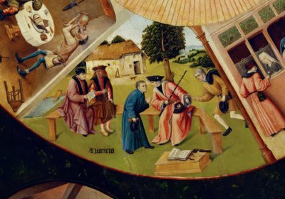 Siedem głównych grzechów i cztery ostatnie rzeczy autorstwa Hieronymus Bosch
