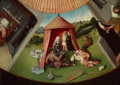 Siedem głównych grzechów i cztery ostatnie rzeczy autorstwa Hieronymus Bosch