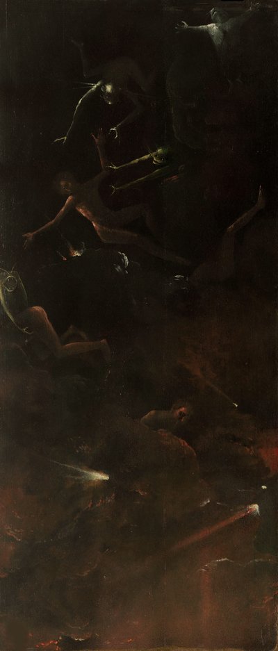 Cztery wizje zaświatów, ok. 1490-1510. autorstwa Hieronymus Bosch