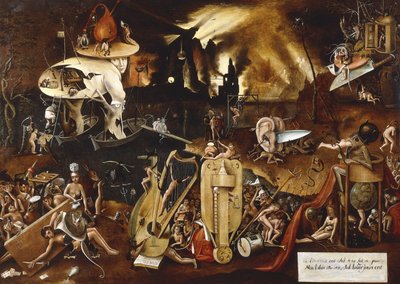 Piekło, autorstwa Hieronymus Bosch