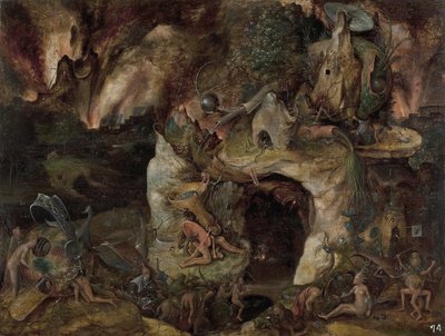Piekielny krajobraz autorstwa Hieronymus Bosch
