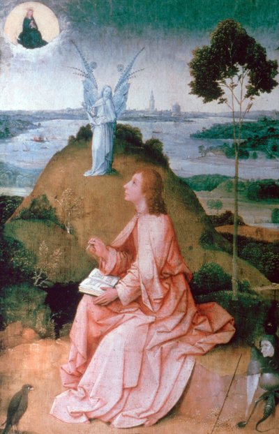Św. Jan Ewangelista na Patmos, 1504-1505 autorstwa Hieronymus Bosch