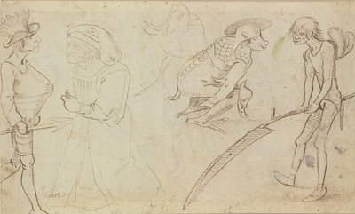 Studia postaci groteskowych autorstwa Hieronymus Bosch