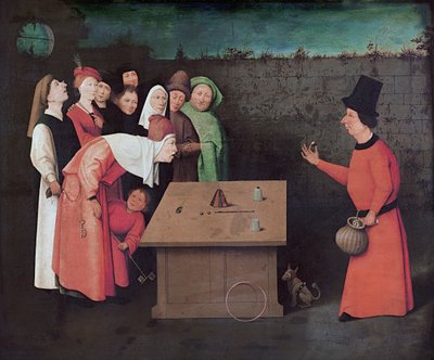 Zaklinacz autorstwa Hieronymus Bosch