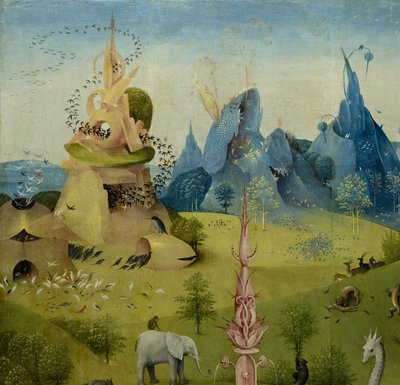 Ogród rozkoszy ziemskich, 1490-1500 autorstwa Hieronymus Bosch