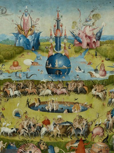 Ogród rozkoszy ziemskich, 1490-1500 autorstwa Hieronymus Bosch