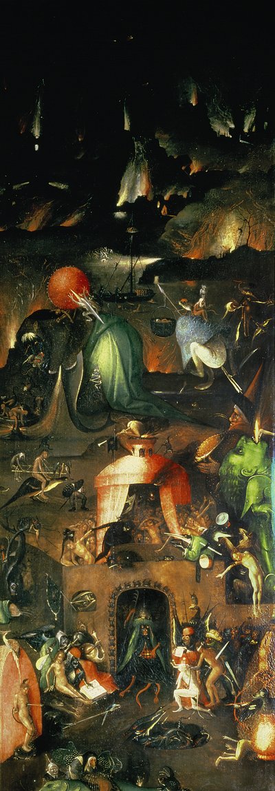 Sąd Ostateczny (ołtarz): wnętrze prawego skrzydła autorstwa Hieronymus Bosch