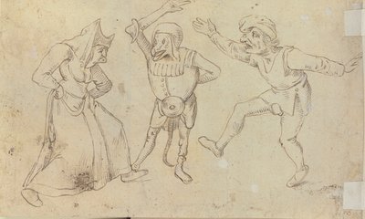 Trzy tańczące postacie autorstwa Hieronymus Bosch