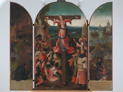 Tryptyk Ukrzyżowanego Męczennika (Tryptyk św. Julii), autorstwa Jorena Anthoniszoona Van Aekena znanego jako Bosch Hieronymus autorstwa Hieronymus Bosch